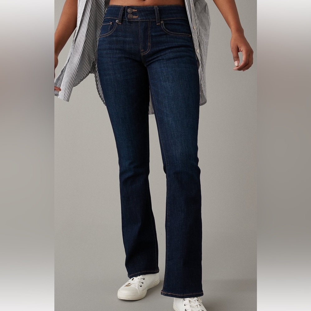 American Eagle Next Level Stretch Low Rise Kick Boot